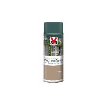 Bombe de peinture multi-supports JULIEN, Effet métal, noir métal 0.4 l