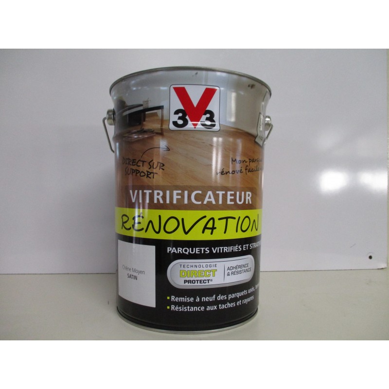 Vitrificateur parquet Passages extrêmes V33, bois brut mat 0.75 l
