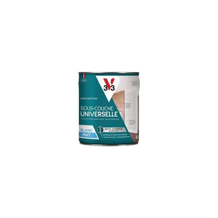 Sous-couche Universelle V33 2.5L Blanc Mat