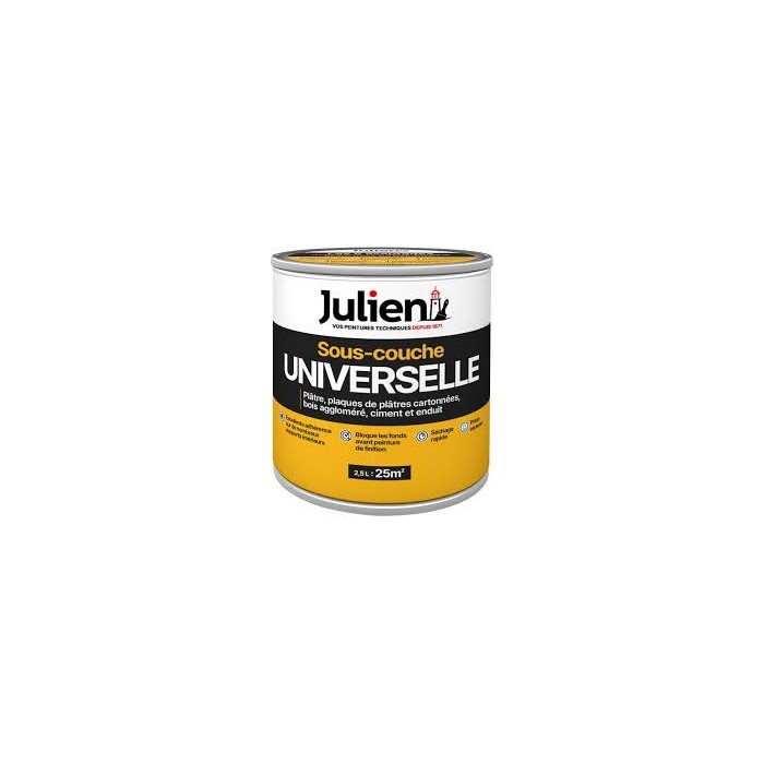 Sous-couche Universelle JULIEN 2.5L Blanc Mat