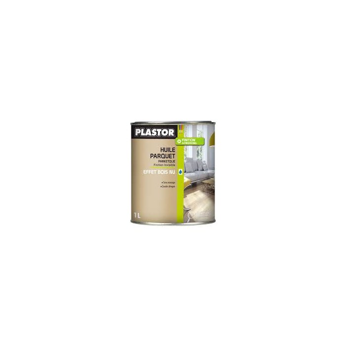 Huile Parquet Effet Bois Nu PLASTOR 5L Finition Invisible